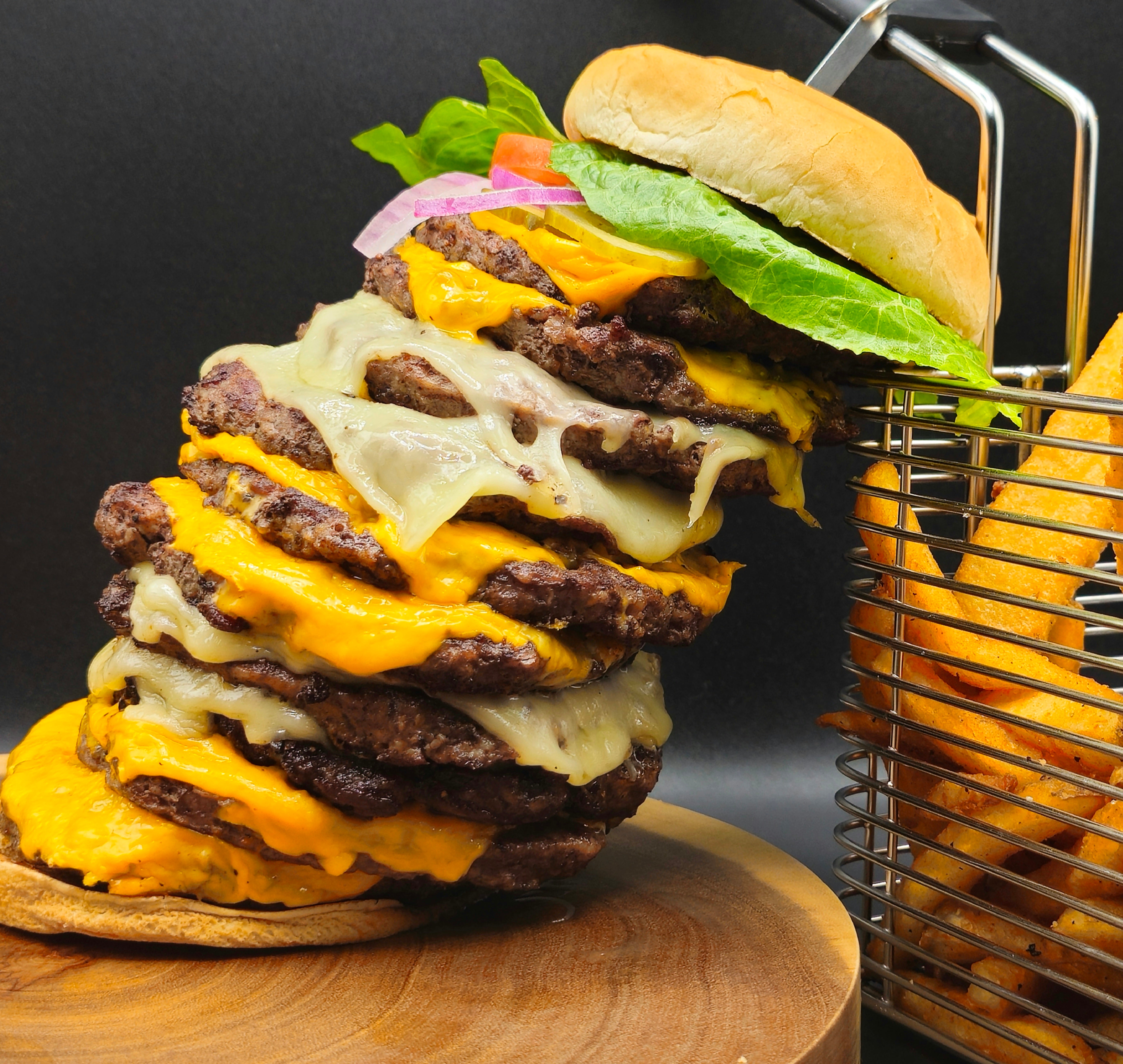 Stairway to Heaven Burger Challenge | Tickle Pickle Restaurant